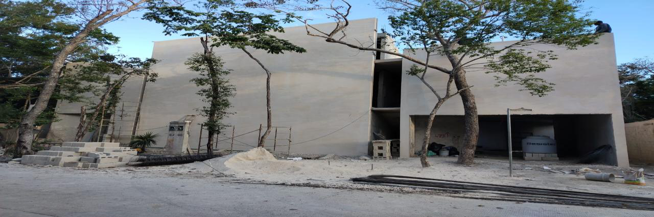 Fachada de Casa Medina en Tulum